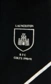 Launceston RFC Colts tie rugby football club youth sport black vintage 1990-1991